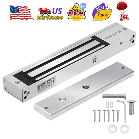 Waterproof 600LBs Electric Magnetic Lock OutSwinging Door Access Control System