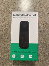 Blink Wireless Video Doorbell 2nd Gen Newest Model Black HD, NEW/SEALED