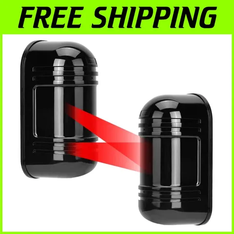 Dual Beam Infrared Detector - Laser Alarm for Home Security//