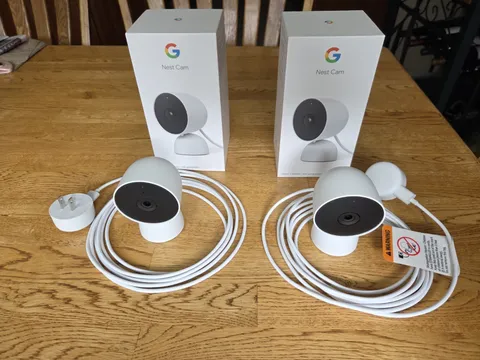 Google Nest Cam Indoor 2nd Gen 1080p Wired Security Camera Snow GJQ9T
