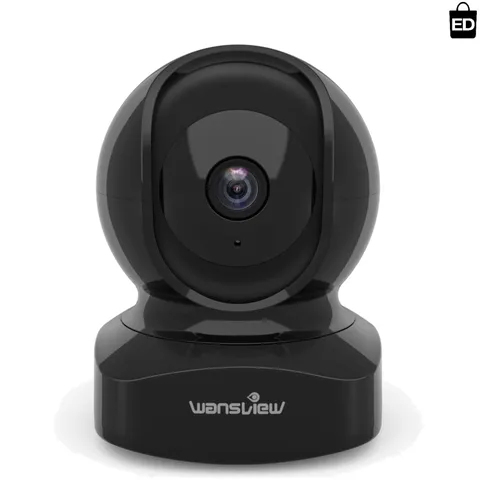 Smart 2K Indoor WiFi Camera with 360° Coverage & Voice Alerts - Alexa Compatible