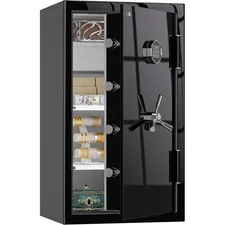 TIGERKING 8.78CuFt Fireproof Safe 174lb, Digital Lock, Water/Fire Resistan