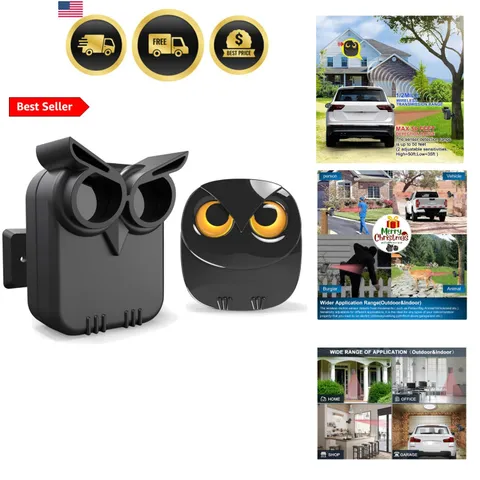 Driveway Alarm- 1/2 Mile Long Range Wireless Driveway Alarm Weather Resistant...