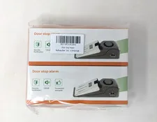 2-Pack Security Door Stop Alarm 120DB Hotel Home Wireless Security--NEW