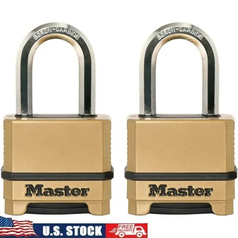 Heavy Duty Combination Lock Outdoor Security Padlock Weather Resistant Shackle