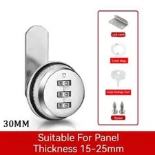 Digital combination lock zinc alloy drawer cabinet door cam box lock