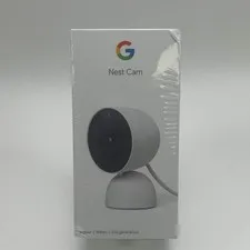 New Google Nest Cam Home Security Camera White GA01317-US