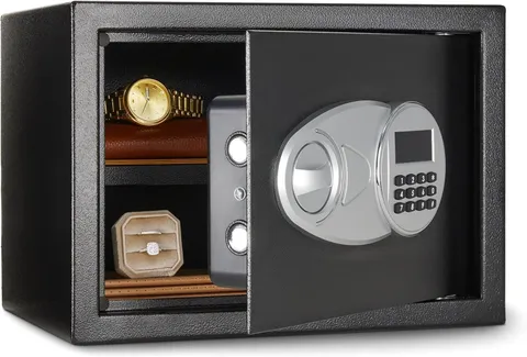 Compact Electronic Keypad Security Safe Box 0.5 Cu Ft Black
