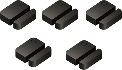 5 Sets Door Sensor Cover Compatible with Ring (Color Matching), Snap-On Design f