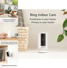Indoor Security Camera 1080p HD Color Night Vision Privacy Cover Motion Alerts