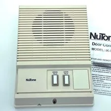 NEW Nutone IK-25 Series DoorCom Intercom Slave Station Speaker in Adobe White
