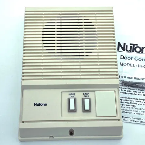 NEW Nutone IK-25 Series DoorCom Intercom Slave Station Speaker in Adobe White