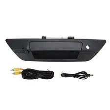 Car Trunk Handle Color Backup Camera, Parking Camera default, Black