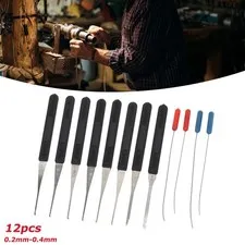 12Pcs Key Extractor Set Broken Extractor Key Pick Tool Kit For Easy Repair
