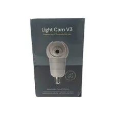Luna Light Bulb Security Cameras Wireless Outdoor Indoor, 360° Pan Tilt,... 