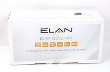 Elan EL-IP-OBV2-WH IP Poe 2MP Bullet Surveillance Camera (White) New w774