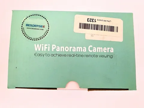 BESDERSEC WiFi Panorama Camera B2-R Wireless IP Security Camera Open Box