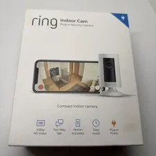 Ring Indoor Plug In HD 1080P Security Camera 2 Way Talk Alexa