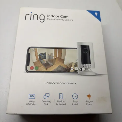 Ring Indoor Plug In HD 1080P Security Camera 2 Way Talk Alexa