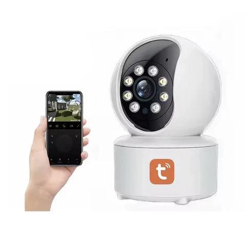 Tuya 1080p Indoor Wi-Fi IP Camera Two-Way Audio Motion Tracking Color/IR NV