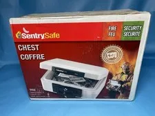 SentrySafe 1900 Fire & Security Chest Safe Lock Box 0.18 Cu Ft New 