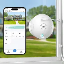 3MP 2K Window Camera for Home Security, Indoor Camera with Outdoor View, Full-Co