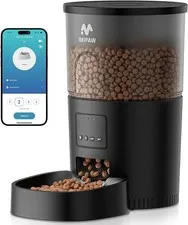 IMIPAW Automatic Cat Feeder, 5G WiFi Cat Food Dispenser with APP Remote