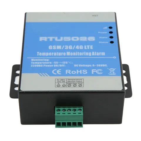 Temperature Alarm 12VDC GSM 3G 4G RTU For Solar Meteorological Library