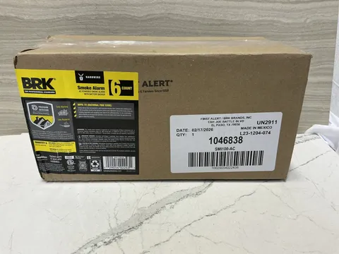 BRK SMI100-AC Smoke Alarm 6pk