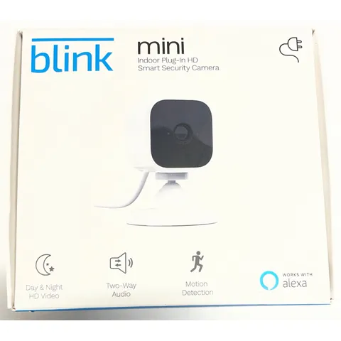 Blink Mini Indoor Plug-In HD Smart Security Camera