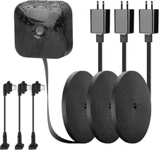 3 Pack 25Ft/7.5M Outdoor Power Cord for Blink Outdoor (3Rd Gen) Xt3,Blink 4(4Th