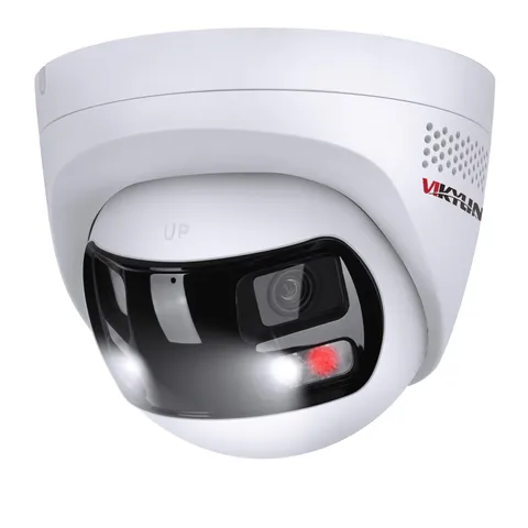 8MP 4K Dual Lens Poe IP Security Camera with 180° Panoramic Wide Angle,Smart ...