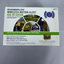 Chamberlain CWPIR Wireless Motion Alert Add-On Sensor 1/2 Mile Range Outdoor