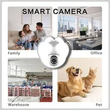 Outdoor Wireless HD Security Cameras - 2 Pack with 360° Panoramic View