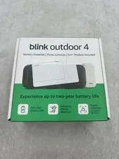 Blink Outdoor 4 Wireless smart security camera 2 Yrs battery life 1080p 3 Camera