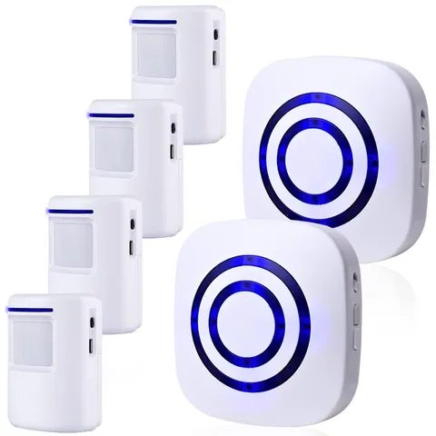 BESTOONE Motion Sensor Alarm, Long Range Wireless Driveway Alarm, Indoor Home...