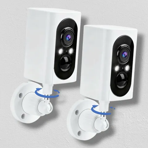 Security Cameras Wireless Outdoor 355° Pan Rotating 2K Color Night Vision...