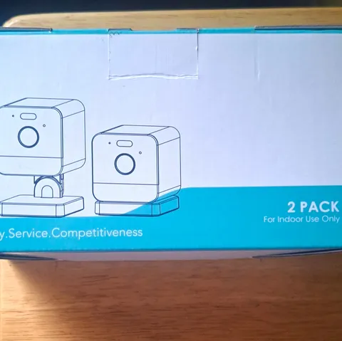 Smart HD Camera 2-Pack Indoor Wi-Fi IP Cameras HD Color Night Vision 2-Way