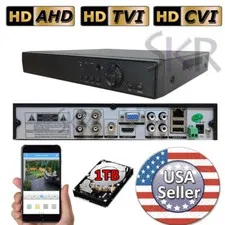 Sikker 4Ch Channel standalone Video Security DVR Camera Recorder System HDMI 1TB