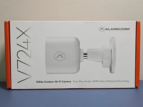 Alarm.com 1080p Outdoor Wi-Fi Camera Two-Way Audio HDR Video V724X -New & Sealed