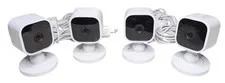 Blink Mini Indoor Plug-In HD Smart Security Camera  4 Pack Missing 1 Power Brick