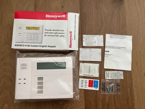 NEW! Honeywell ADEMCO 6160 Custom English Keypad Operating/Programming