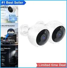 Security Cameras Wireless Outdoor 2K Battery Powered 2.4G WiFi 2-Way Talk Color