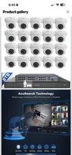 ONWOTE 32 Channel 12MP NVR, 20x 8MP PoE Security Camera System 8TB, Facial Recog