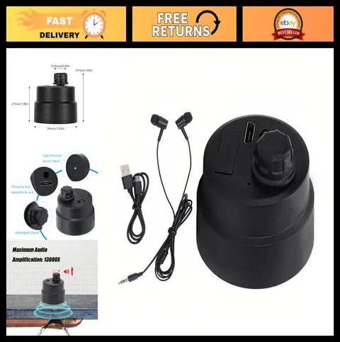 Water Leak Detector - Underground Pipe Leak Monitor, Wall & Ground Detection Sys