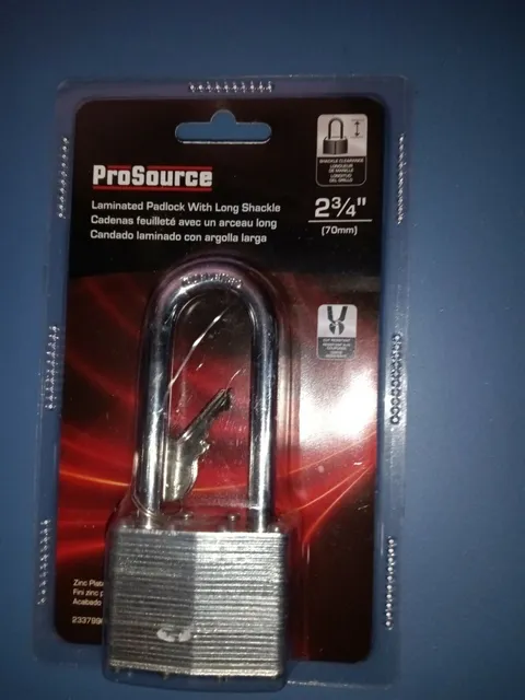  2 PACKS PROSOURCE 23/4" LAMINATED PADLOCK 