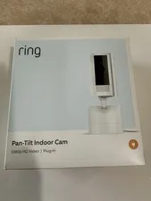 Ring Indoor Cam (2nd Gen) Pan-Tilt Wi-Fi 1080p FHD Indoor Camera - White