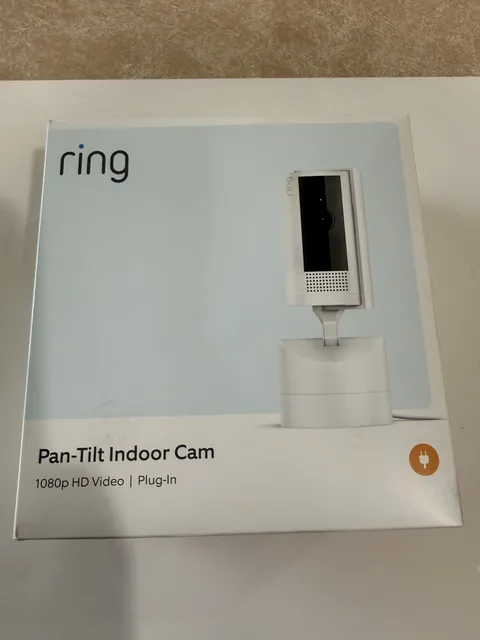 Ring Indoor Cam (2nd Gen) Pan-Tilt Wi-Fi 1080p FHD Indoor Camera - White