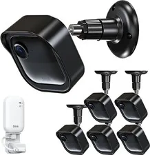 5 PACK Blink Outdoor Camera Mount with Sync Module Outlet Wall Mount, Black