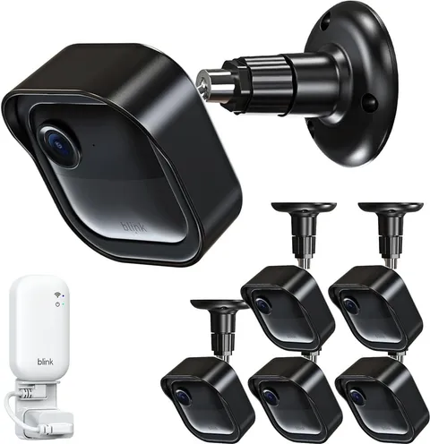 5 PACK Blink Outdoor Camera Mount with Sync Module Outlet Wall Mount, Black
